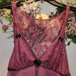 Lace fairy core lingerie top